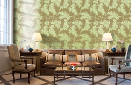 Обои W99237 фото в интерьере кабинета превью