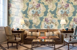 Обои SV81802F фото в интерьере кабинета превью