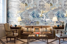 Обои ZAMW310430 фото в интерьере кабинета превью