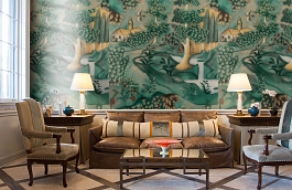 Обои ZAMW310431 фото в интерьере кабинета превью