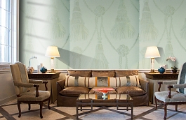 Обои SF1076 фото в интерьере кабинета превью