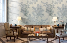 Обои KTE12027 фото в интерьере кабинета превью