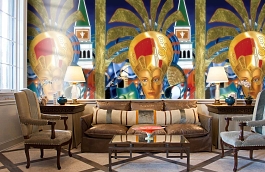 Обои 1444 ev5 803 фото в интерьере кабинета превью