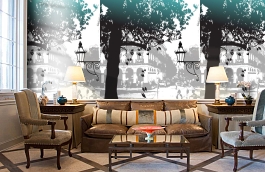 Обои 1513 ev5 203 фото в интерьере кабинета превью