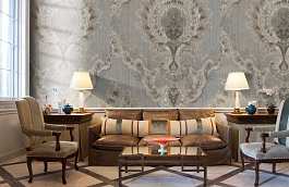 Обои 1 NC-D фото в интерьере кабинета превью