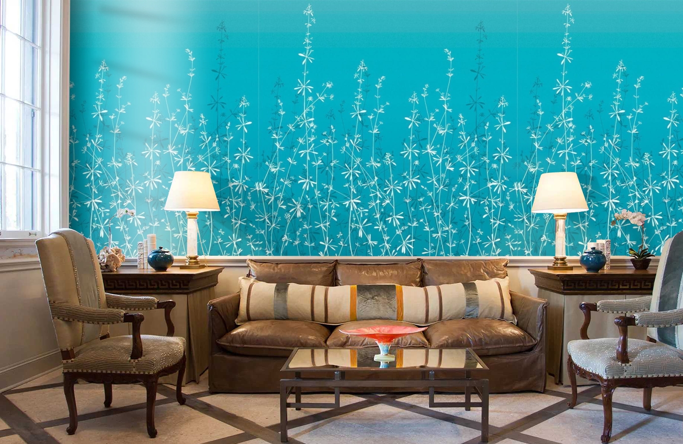 Обои 111410 фото в интерьере кабинета Обои 111410 фото в интерьере кабинета