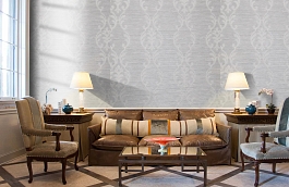 Обои KT5215 фото в интерьере кабинета превью