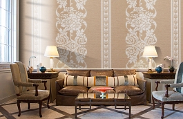 Обои KT7938 фото в интерьере кабинета превью