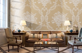 Обои KT9875 фото в интерьере кабинета превью