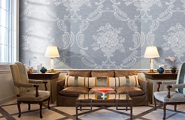 Обои KT9886 фото в интерьере кабинета превью