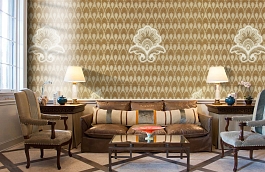 Обои KTE08007 фото в интерьере кабинета превью