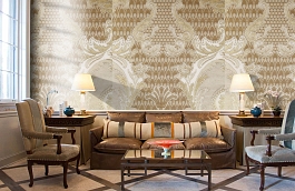 Обои KTE08009 фото в интерьере кабинета превью