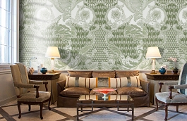 Обои KTE08024 фото в интерьере кабинета превью