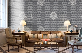 Обои KTE08028 фото в интерьере кабинета превью