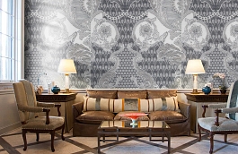 Обои KTE08030 фото в интерьере кабинета превью