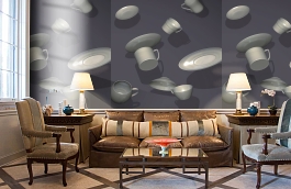 Обои 891317 фото в интерьере кабинета превью