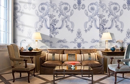 Обои 9250-B1 фото в интерьере кабинета превью