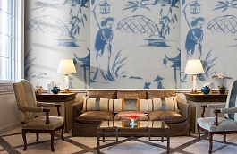 Обои F75.0002.C03 IZA C-03 фото в интерьере кабинета превью