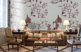 Обои F75.0002.C04 IZA C-04 фото в интерьере кабинета превью