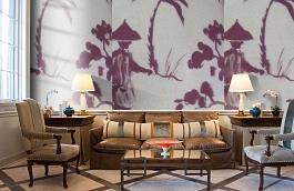 Обои F75.0002.C08 IZA C-08 фото в интерьере кабинета превью