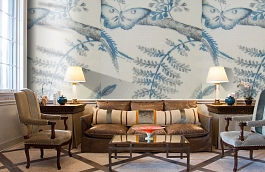 Обои F75.0003.A03 JUNGLE.39468 фото в интерьере кабинета превью