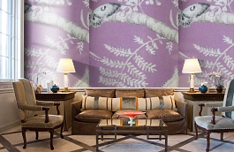 Обои F75.0004.A04 TOILE.39467 фото в интерьере кабинета превью