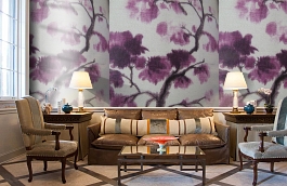 Обои F75.0004.B30 TOILE.39467 фото в интерьере кабинета превью