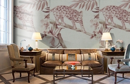 Обои F75.0006.C03 RODIN C-03 фото в интерьере кабинета превью