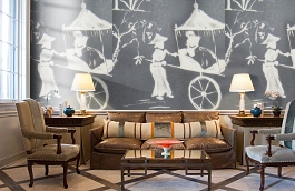 Обои F75.0006.C04 RODIN C-04 фото в интерьере кабинета превью