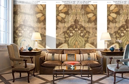 Обои MRV-02-3 фото в интерьере кабинета превью