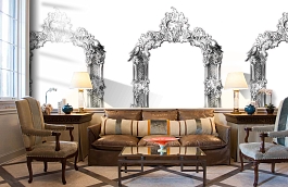 Обои 849257 фото в интерьере кабинета превью