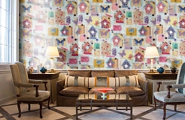 Обои 66374567 фото в интерьере кабинета превью