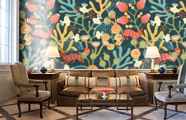 Обои 1482 фото в интерьере кабинета превью