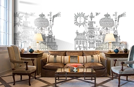 Обои 6274 фото в интерьере кабинета превью