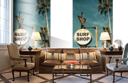 Обои MD902011 фото в интерьере кабинета превью