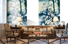 Обои MD902015 фото в интерьере кабинета превью