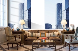 Обои MD902027 фото в интерьере кабинета превью