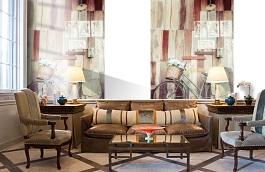 Обои MD902035 фото в интерьере кабинета превью