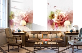 Обои MD902042 фото в интерьере кабинета превью