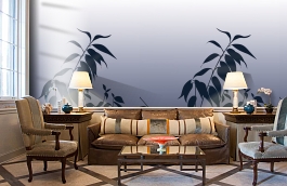 Обои DM208-1 фото в интерьере кабинета превью