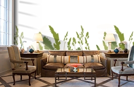 Обои DM220-3 фото в интерьере кабинета превью