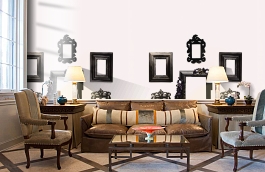 Обои DM226-1 фото в интерьере кабинета превью