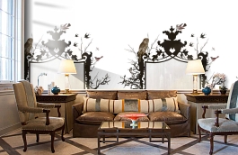 Обои P010201-4 фото в интерьере кабинета превью