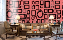 Обои P010604-4 фото в интерьере кабинета превью