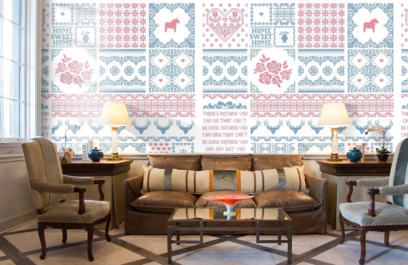 Обои P010703-4 фото в интерьере кабинета