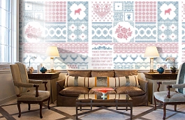 Обои P010703-4 фото в интерьере кабинета превью