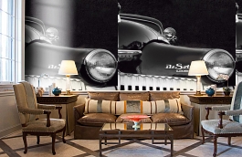 Обои P020801-4 фото в интерьере кабинета превью