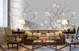 Обои P030404-4 фото в интерьере кабинета превью