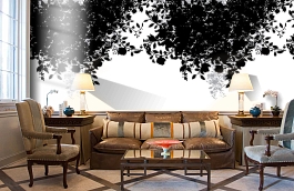 Обои P030602-4 фото в интерьере кабинета превью