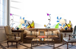 Обои P031303-4 фото в интерьере кабинета превью